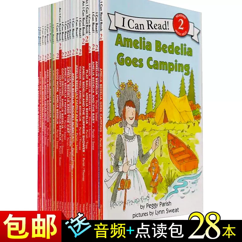 I can read Amelia bedelia英文绘本故事小达人点读糊涂女佣28册- Taobao