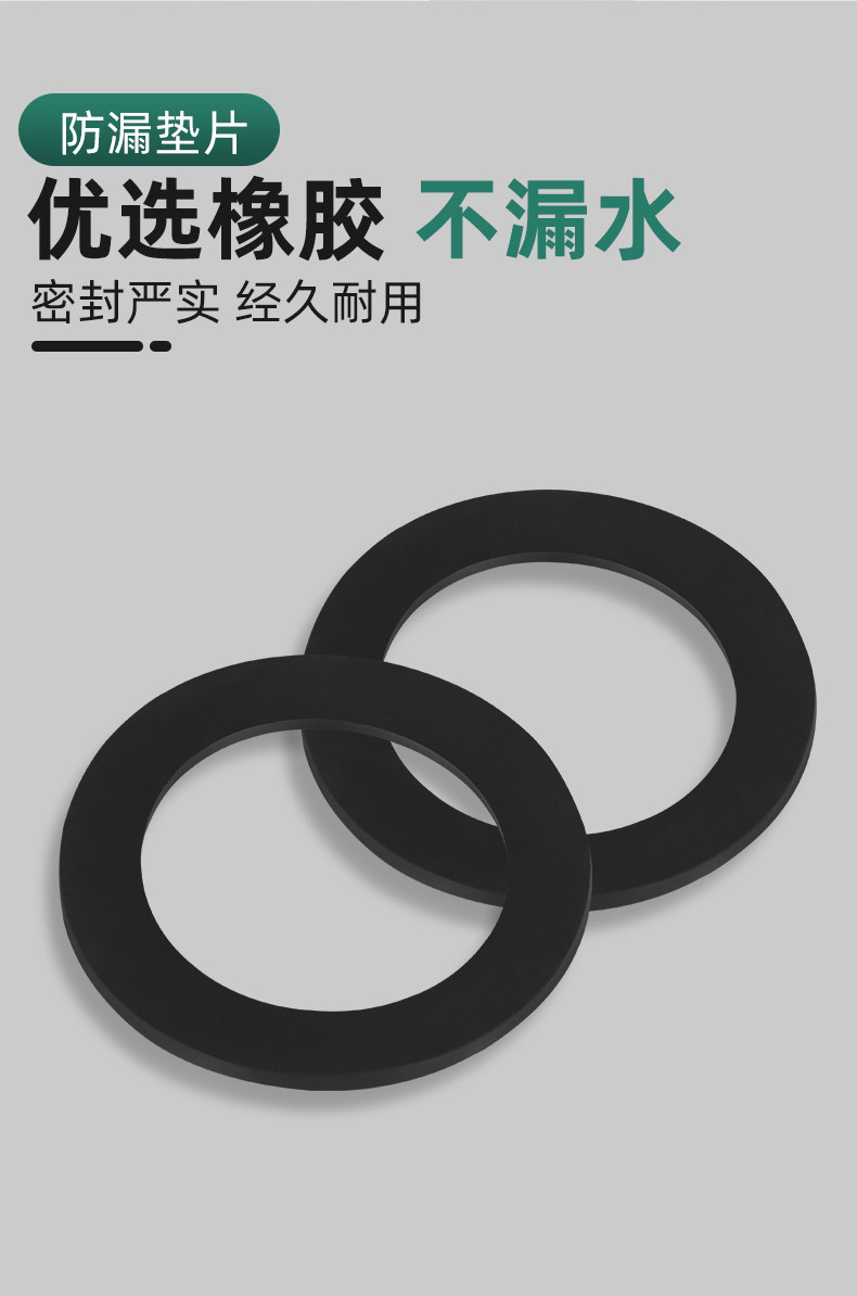 6 Guarnizioni Scarico Lavello 40mm - Anelli Tenuta Gomma Per Tubi - Foto 6