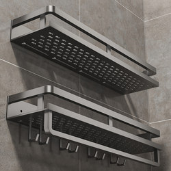 Bathroom Shelf, No-Drill Wall-Mounted Storage Rack for Washroom, Toilet, Sink, Wall, Shower Gel Storage Shelf