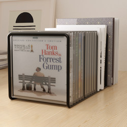 Cd Storage Rack Record Desktop Display Rack Metal Iron Art Disc Display Ps4 Game Storage Rack Large Capacity