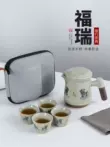 Tao Cheng một nồi bốn cốc trà du lịch bộ lớn bộ nhỏ di động du lịch ngoài trời trà nhanh cốc thiết bị cắm trại