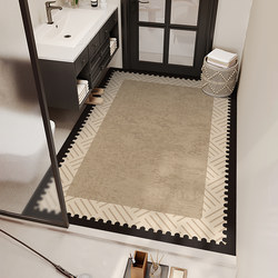 2025 New Bathroom Floor Mat Soft Diatomaceous Earth Absorbent Non-Slip Mat for Washbasin and Toilet Full Coverage Foot Mat