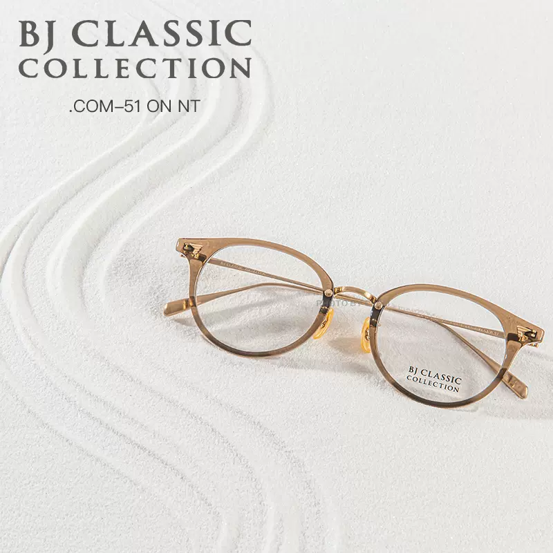 BJ CLASSIC眼鏡COM-510 NNT日本全框板材手工鏡架｜黑金眼鏡店-Taobao