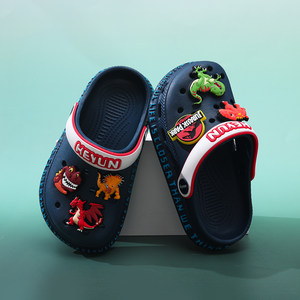 
Dinosaur children's hole shoes boy slippers summer new style non-slip sandals big boys wear beach shoes sandals