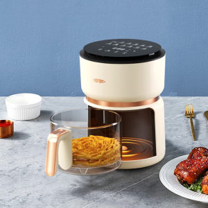 
Suitable for American DuPont visual air fryer upgraded thickened high borosilicate glass liner basket drawer accessories