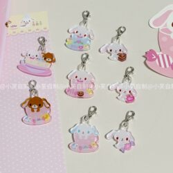 In-Stock New Product* Tea Party Dessert Rabbit Planner Strap Small Pendant