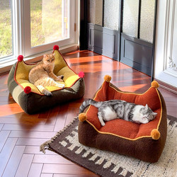 Cat Sofa Extra-Large Cat Bed Winter Thickened Removable and Washable Small Dog New Dog Bed Pet Large Size
