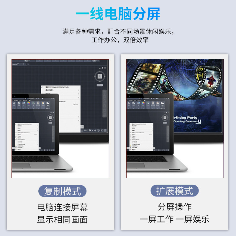 Weichensi 13.3-Inch Portable Monitor - PS5 Host Computer Notebook ...