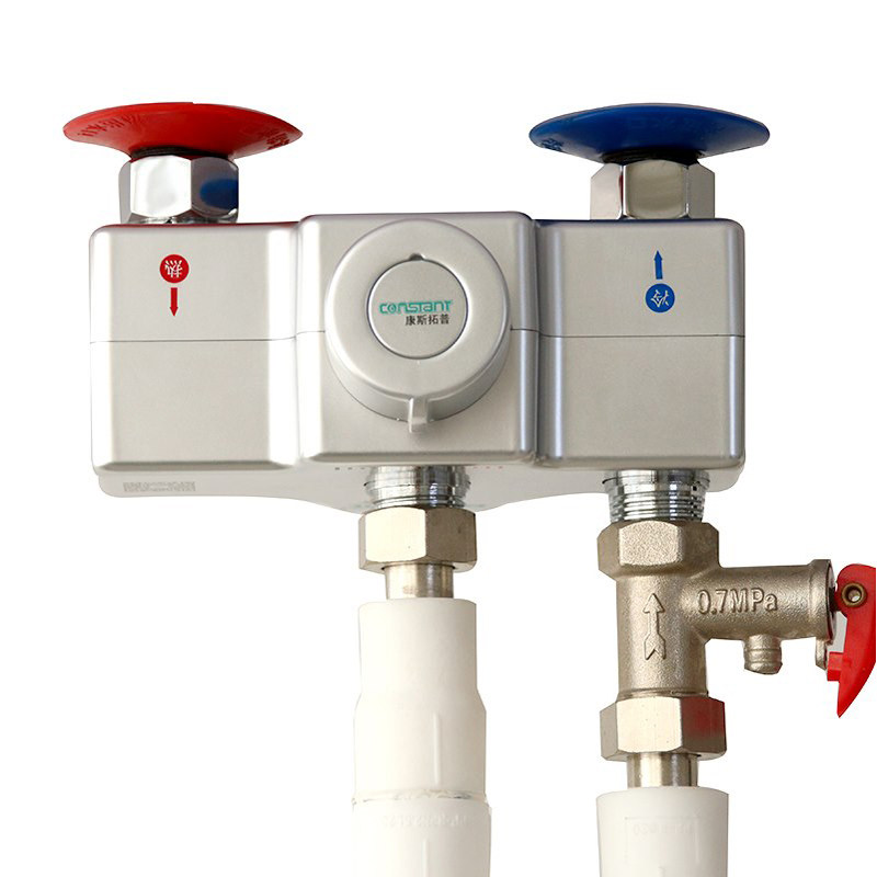 Constop 定温サーモスタット混合栓 - 38℃ 自動温水&冷水制御