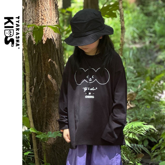 
TYAKASHAKIDS Takasha children's T-shirt 2025 new style casual loose long-sleeved T-shirt for boys and girls