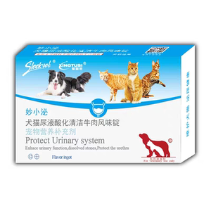 
Miaoxiaobi Beef Flavor Tablets are universal pet nutritional supplements suitable for all stages of stone feeding for pet cats and dogs.