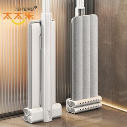 Taitai Le Hands-Free Flat Mop 2025 New Model Household One-Sweep Clean Wet and Dry Dual-Use Mop Large Floor Cleaning Tool