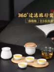 Gaiwan du lịch trà thiết bị di động cao cấp cắm trại ngoài trời thiết bị đầy đủ ấm trà xe nhanh cốc bộ ấm trà du lịch 