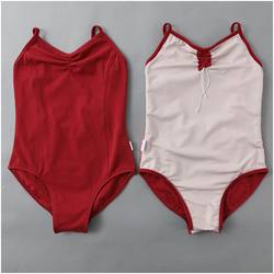 Open-Crotch Double-Strap Gymnastics Leotard for Young Children, Dance Practice Outfit, Children's Exam Leotard, Ballet Leotard