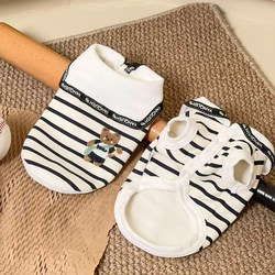 2026 New Spring Navy Collar Maltese Yorkshire Vest Pet Cat Clothing Anti-Shedding Thin Style