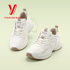 
Yierkan women's shoes 2025 new spring mesh sports shoes women's thick-soled casual shoes breathable running shoes soft soles