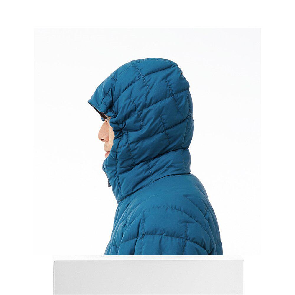 Montbell Men's Down Parka Coat - Green