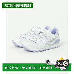 
Japan Direct Mail New Balance Girls' Sports Shoes Y9962WM Face Buckle + Elastic Lace Style Shiny Leather