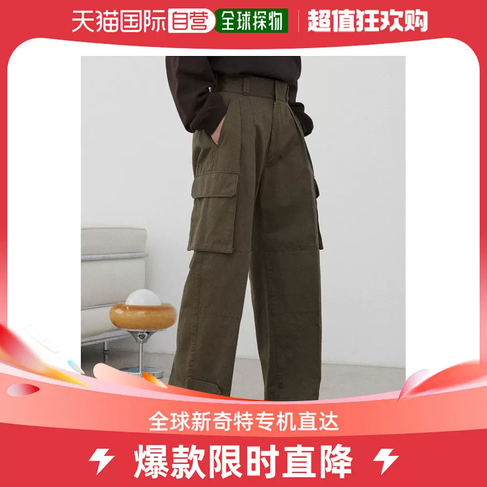 日本直邮WYM LIDNM 男士TUCK STRAIGHT HERITAGE CARGO款军事风格-Taobao