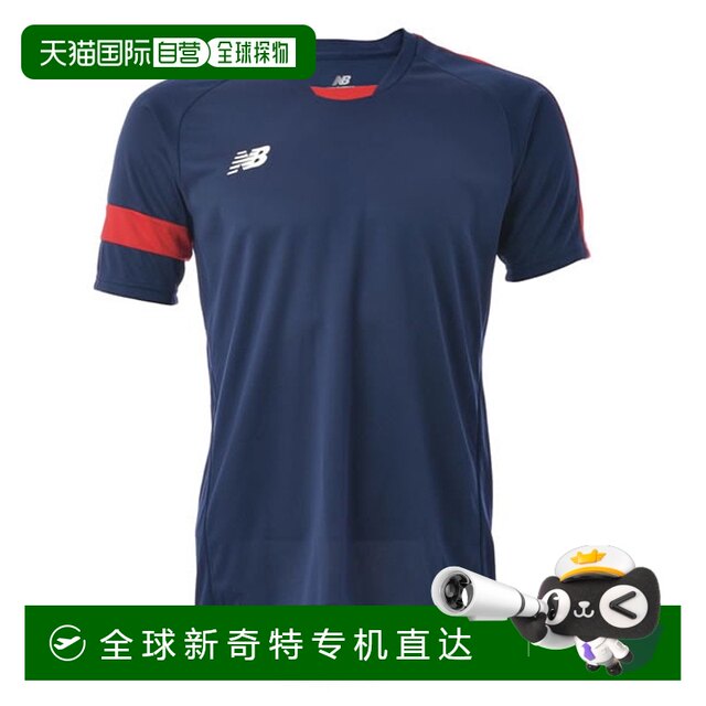 Japan direct mail New Balance youth sports shirt JJTF0489-NRD navy red