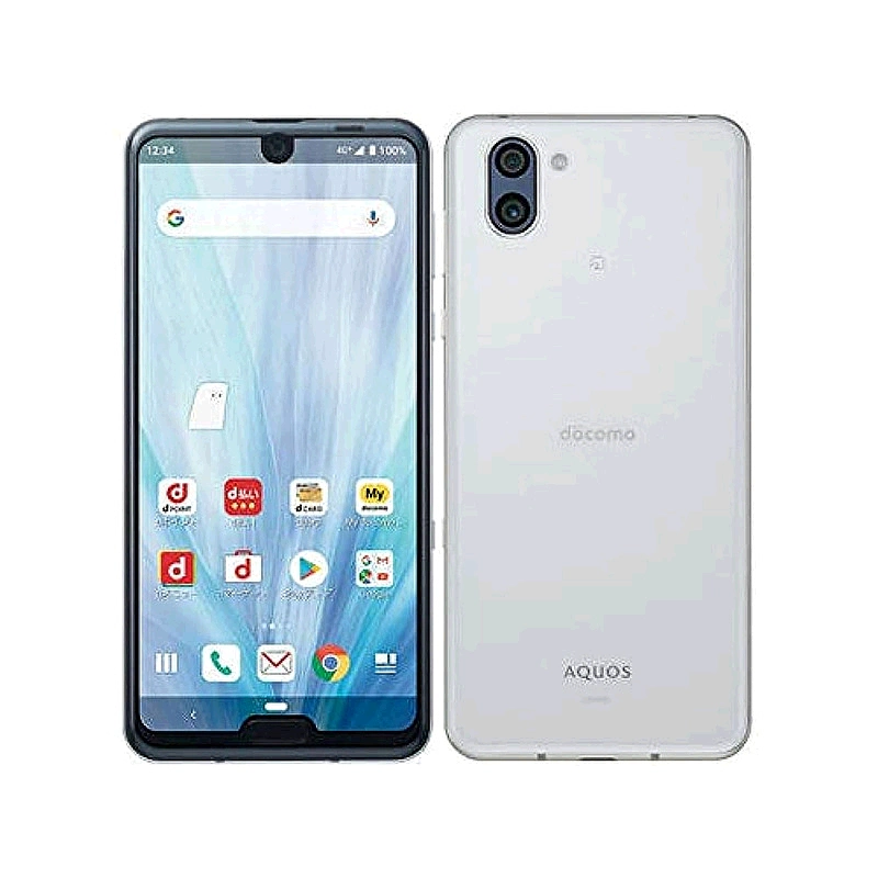 日本直邮】手机智能手机本体SHARP AQUOS R3 128GB 白色铂金-Taobao