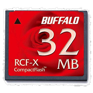 
[Japan Direct Mail] buffalo Bafalu 3C digital accessories CF flash memory card 32MB RCF-X32MY