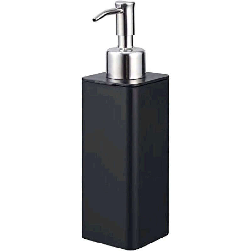 日本直邮】山崎实业按压式液体分装瓶W5.5XD7XH19.5cm黑色4830-Taobao 