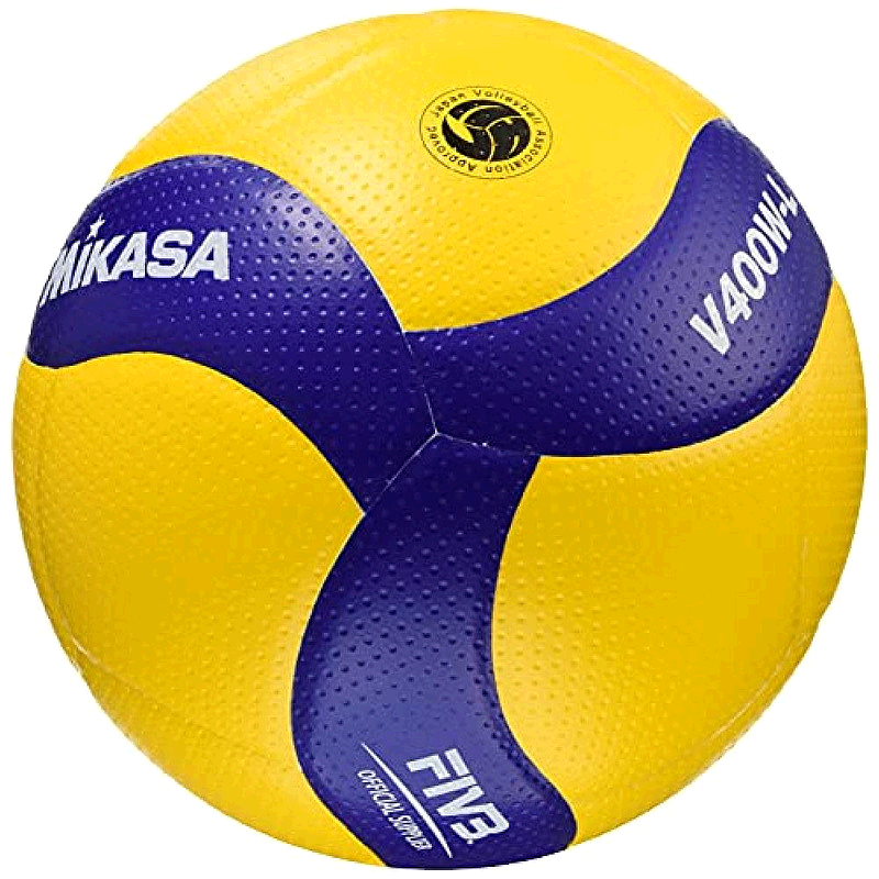 [Japan Direct Mail] Mikasa Volleyball V400W-L Blue/Yellow No. 4 Ball Micasa
