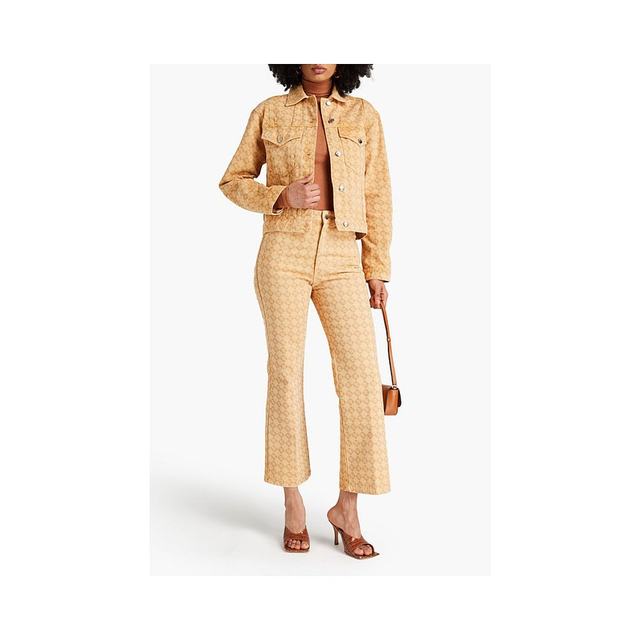 Hong Kong Direct Mail Nanushka Women's Printed Denim Jacket MARENDENIM
