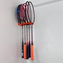 Special rack for badminton racket storage artifact