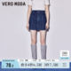 Vero Moda Outlet Skirt in summer new pure cotton high waist A-line skirt short skirt casual and versatile women's trend