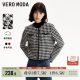 Vero Moda Outlet Tweed Jacket for Women in Autumn and Winter New Elegant Tweed Houndstooth Short Style