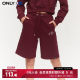 
ONLY Summer NBA Co-branded Drawstring High Waist Straight Shorts Casual Pants for Women