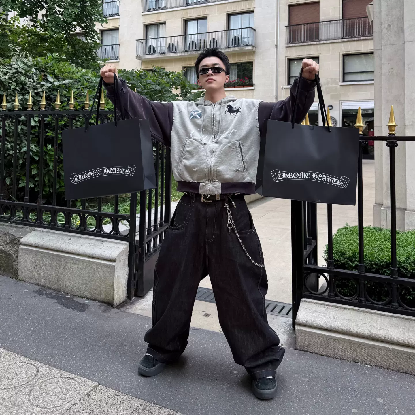 GRAILZ PROJECT /GR ストライプデザイン ネイビーシャツ 1 GRAILZ PROJECT /GR ストライプデザイン ネイビーシャツ 1