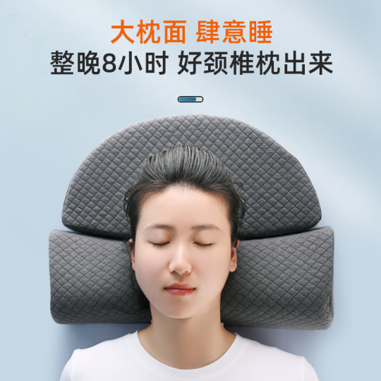 Guhang メモリーフォーム 頸椎枕 - オールシーズン対応の首サポート