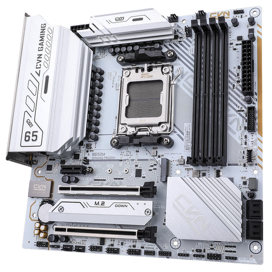 RYZEN5 7500F＋CVN B650M（COLORFUL） Carte mère Colorful CVN B650M Battleship Blanche avec CPU AMD
