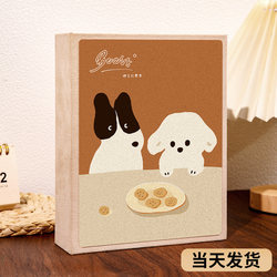 Animal-Themed Small Photo Album, Commemorative Album for 34-Inch, 5-Inch, 6-Inch, and 7-Inch Photos, Large Capacity Family Baby Growth Photo Storage Album