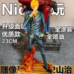 Jt Statue Brother C2 Sanji Luffy One Piece Figure Gk Model Ornament Anime Peripheral Gift Tianhui Boxed