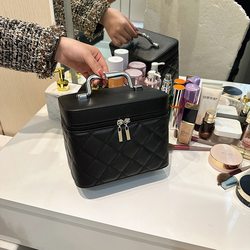 Women Professional Suitcase Makeup Box Make Up Cosmetic Bag