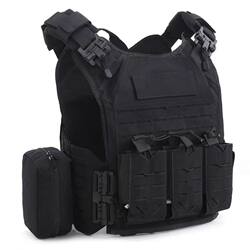Outdoor Tactical Quick-Release Vest with Steel Plate Training Vest, Quick-Release Waterproof Fabric, Wear-Resistant and Non-Fading Vest