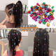 Dreadlocks for girls braided hair clip headdress children's jazz dance street dance accessories sweet cool fixed braided hair buckle