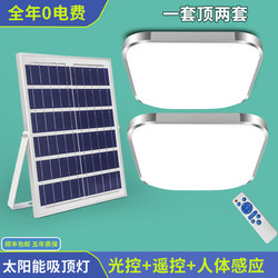 Solar Light for Home Indoor Ceiling Light, One-To-Two, Ultra-Bright, High-Power, Human Body Sensor, Balcony, Staircase, Room Light