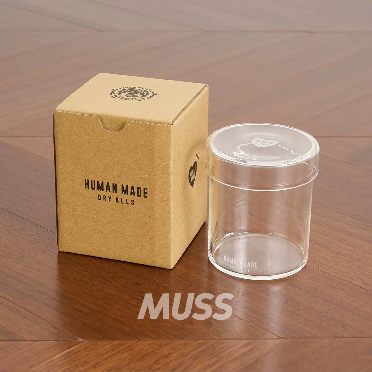保存容器・ケース Human Made Heart Glass Clear HUMAN MADE HEART GLASS CANISTER – HUMAN MADE Inc.