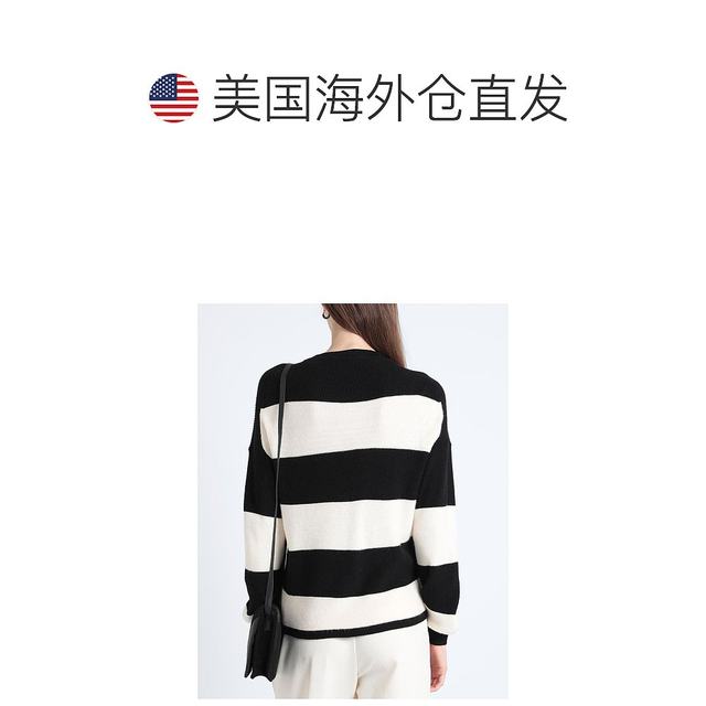 ONLY women's sweater, round neck, long sleeves, soft and skin-friendly, breathable and warm, slim fit