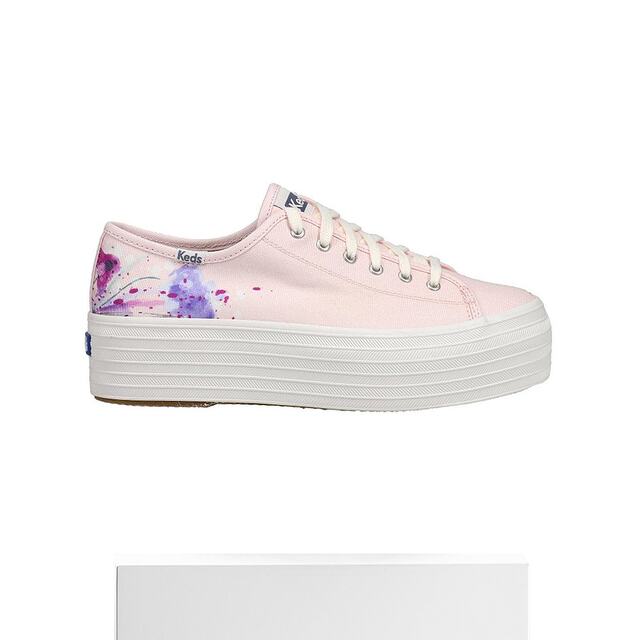 American direct mail Keds ladies sports shoes casual shoe canvas shoes thick sole women's shoes lace lace waterproof waterproof
