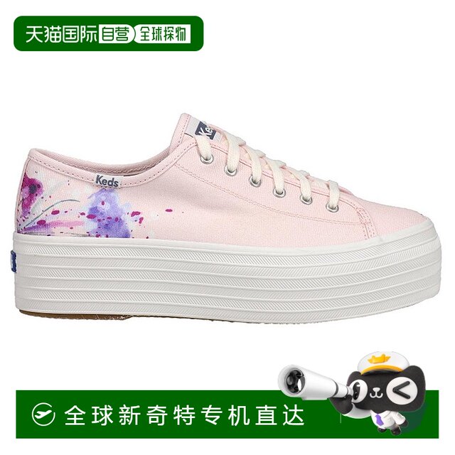 American direct mail Keds ladies sports shoes casual shoe canvas shoes thick sole women's shoes lace lace waterproof waterproof
