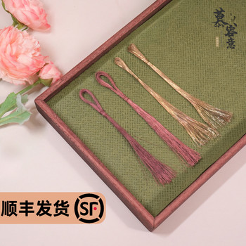 
Annealed copper wire cutting-free velvet flowers dotted with green flowers are so murongyi