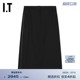 IT Tibi women's solid color skirt new fashionable and capable decoration zipper suit skirt midi skirt 22AP01XL