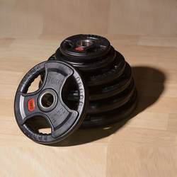 Free Shipping Overseas, Barbell Plates with Rubber Coating and Paint, Gym Three-Hole Grip Large Hole Barbell Plates, Olympic Bar Dumbbell Weight Plates, Easy to Store Dumbbell Covers, Pull-Up Bar