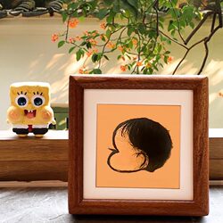 Baby Hair Keepsake, DIY Umbilical Cord Bottle Photo Frame Ornament, Collection Box for Newborns and Full Month Celebrations
